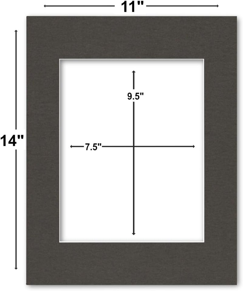 Allworld Framing 11x14 Matting for 8x10 Photograph or Artwork 4-Ply Bevel Cut Acid Free Matboard for picture framing (Antique White) - Image 4